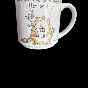 Sandra Boynton Beaver It's Just One Dam Project After Another Coffee Mug Novelty
